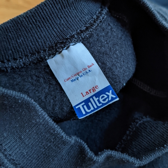 Vintage black crew neck sweatshirt - Picture 3 of 7